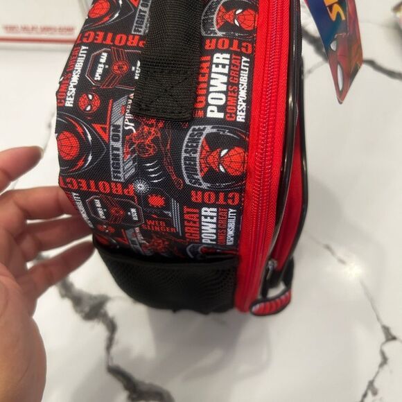 Spider-Man Black and Red Kids lunch Kit NWT - Picture 4 of 5